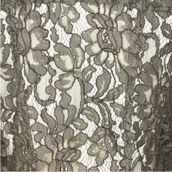 bebe Floral Lace Olive Green Shirt Jacket Shirt 10 - Picture 3 of 14